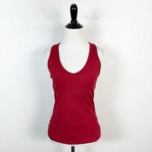 Carbon38 Womens Cloud Compression‎ Action Activewear Tank in Red Size Medium